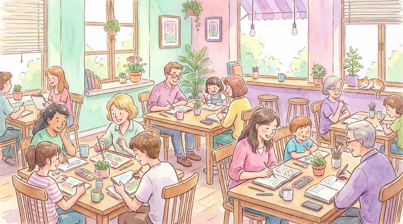 社区动态 里番动漫 同人创作者交流场景